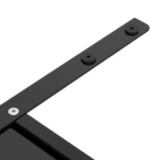 Cornice di cornice angolare con regolazione elettrica altezza 69-118 cm angolo