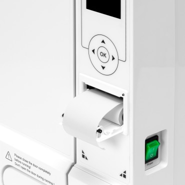 Fomos Foster 12L Autoklave Hvid — fra siden