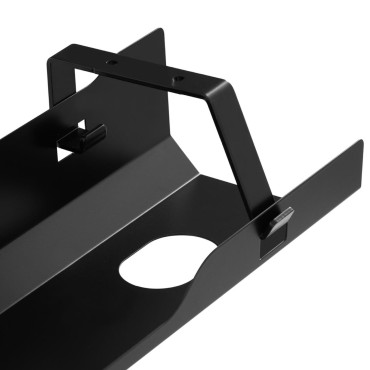 Hylla. Arrangörshylla för kablar under skrivbord 600x135x108 mm svart