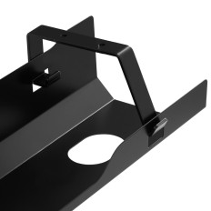 Shelf. Organizer shelf for cables under desk 600x135x108 mm black