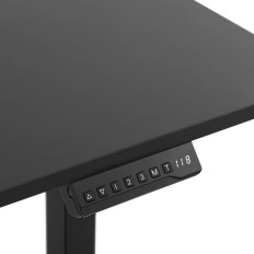 Elektrische bureau met hoge hoogteaanpassing 73-118 cm Top 140x60 cm