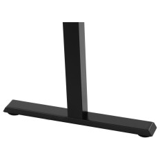 Frame van het bureauframe handmatig op een rakel van de hoogte 73-124 cm Max. 70 kg zwart