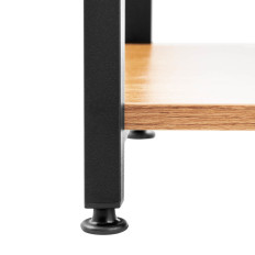 Étagère à livres décorations avec cadre en acier style loft industriel max. 150 kg 4 ÉTAGÈRES