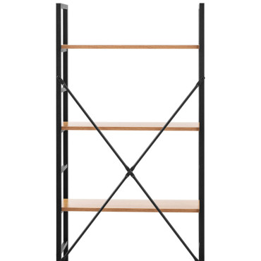 Pooba za knjige s čeličnim okvirom LOFT Industrial Max. 150 kg 4 police