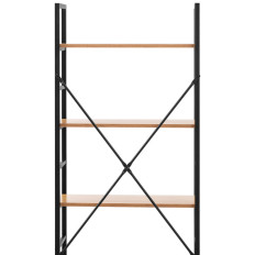 Bokhylla dekorationer med stålram Loft Industrial Max. 150 kg 4 hyllor