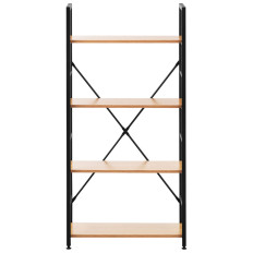 Bokhylla dekorationer med stålram Loft Industrial Max. 150 kg 4 hyllor