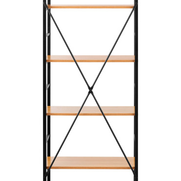 Decorazione del loft della libreria Max industriale. 150 kg 6 ripiani