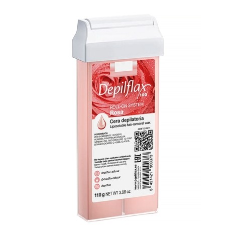 Depilflax 100 Rosa Romige Roll-on Wax 110 g — vooraanzicht