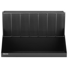 Alimentatore di pascolo sul fieno per cavalli in acciaio 60x30x40 cm