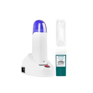 Kit depilazione Mono 1.1 ACTIV con scaldacera 40W e cera roll-on all'azulene — insieme mostrato