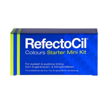Σετ Εκκίνησης RefectoCil Colours Mini με Μαύρη και Φυσική Καφέ Χένα — προβολή από μπροστά