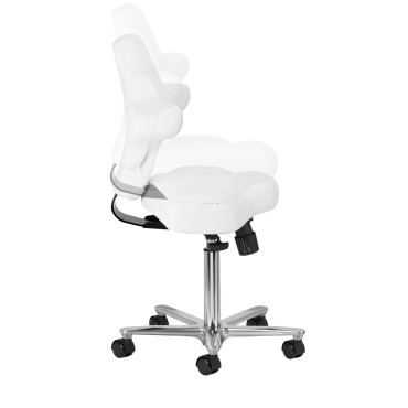 Fauteuil esthétique Azzurro Special 152 blanc neige — vue latérale