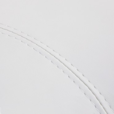 Καρέκλα αισθητικής Azzurro Special 152 σε λευκό χιονιού — κοντινή επιφάνεια