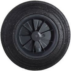 Rueda de círculo para una hebilla de contenedores para los residuos de goma. 200 mm