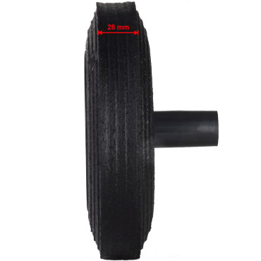 Roda de círculo para uma fivela de recipiente para lixo de borracha 200 mm