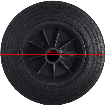 Circle Wheel par konteinera sprādzi gumijas atkritumiem Wed. 200mm