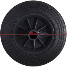 Circle Wheel par konteinera sprādzi gumijas atkritumiem Wed. 200mm