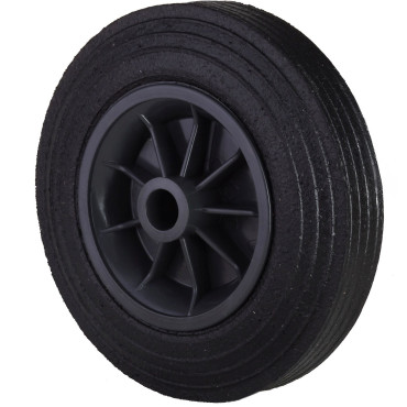 Roda de círculo para um cartucho de contêiner para lixo de borracha 200 mm