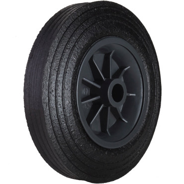 Roda de círculo para um cartucho de contêiner para lixo de borracha 200 mm