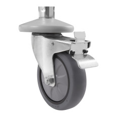 Stainless steel waiter stroller - 3 shelves Royal Catering