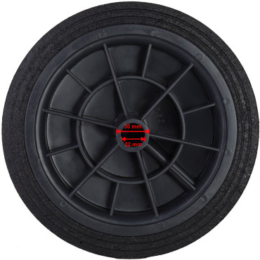 Roda de círculo para uma fivela de recipiente para lixo de borracha 300mm