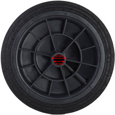 Circle Wheel par konteinera sprādzi gumijas atkritumiem Wed. 300mm