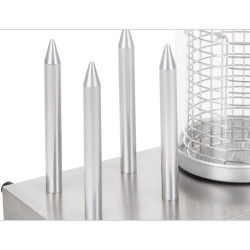 Water steamer for hot dogs and rolls HOT DOG 2 x 300W