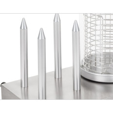 Water steamer for hot dogs and rolls HOT DOG 2 x 300W