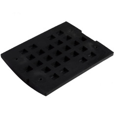 Freemock Tærskel Gummi Gummi Mellembredde 480x395x60mm