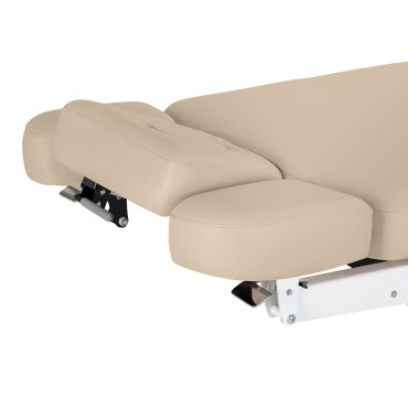 Sillón Relax SPA beige con base negra eléctrica — detalle del asiento