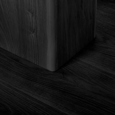 Ηλεκτρική ξαπλώστρα SPA Sillon Relax μπεζ με βάση σε σκούρο ξύλο — κοντινή βάση