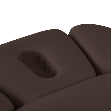 Poltrona SPA Relax Sillon marrone scuro con base nera — primo piano della seduta