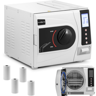 Slėgio-garo autoklave įrankių sterilizavimui 6 Programos Spausdintuvas B-B klasės LCD 18 l