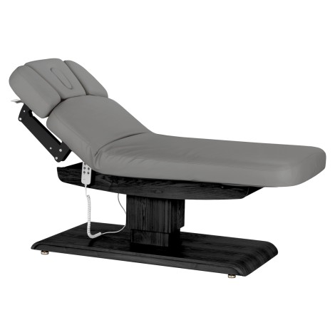 SPA ligstoel Sillon Relax grijs met zwarte basis — zijaanzicht