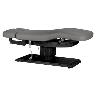 SPA ligstoel Sillon Relax grijs met zwarte basis — zijaanzicht