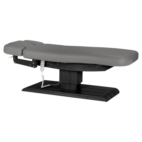 SPA ligstoel Sillon Relax grijs met zwarte basis — zijaanzicht