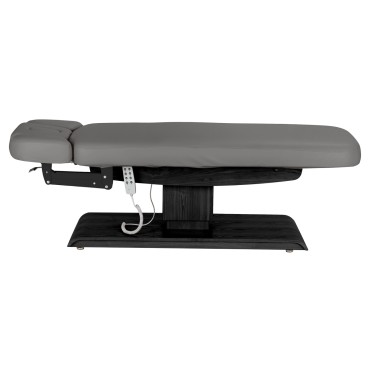 SPA ligstoel Sillon Relax grijs met zwarte basis — zijaanzicht