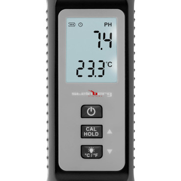 Vāveres mērītāja testeris pH temperatūra šķidrums LCD 0-14 0-60C
