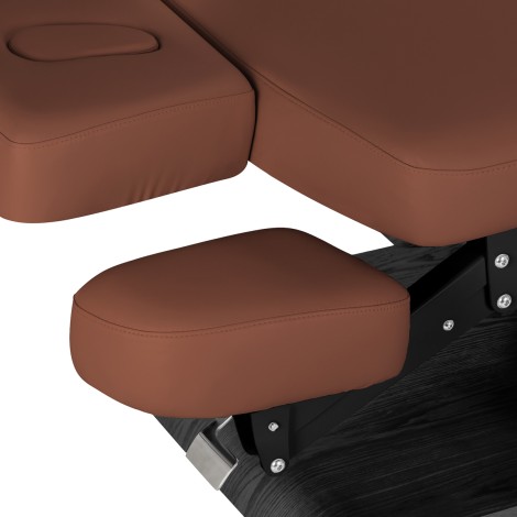 SPA ležadlo Sillon Relax hnedé s čiernou základňou — detail sedadla