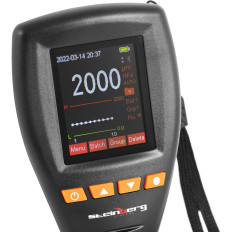 Medidor de las capas de grosor de la capa de capa con rango de análisis de datos Bluetooth 0-2000 μm + maleta