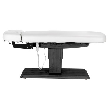 SPA ligstoel Sillon Relax wit met zwarte basis — zijaanzicht