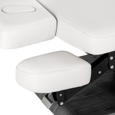 SPA-lounger Sillon Relax hvid med sort base — nærbillede af sæde