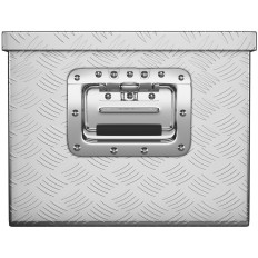 Aluminium transport toolbox met 48 l 76 x 35 x 25,5 cm