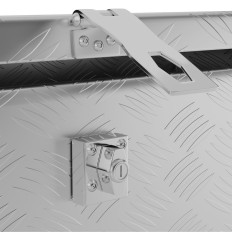 Cassetta degli attrezzi di trasporto in alluminio con 48 L 76 x 35 x 25,5 cm