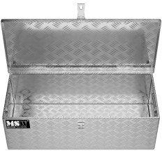 Caja de herramientas de transporte de aluminio con 48 l 76 x 35 x 25,5 cm