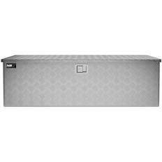 Aluminiumtransportværktøjskasse låst med 150 L 124 x 38,5 x 38,5 cm