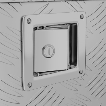 Hliníkový transportný nástrojový panel uzamknutý 150 l 124 x 38,5 x 38,5 cm