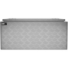 Aluminium transport toolbox vergrendeld met 119 L 91 x 45 x 44,5 cm