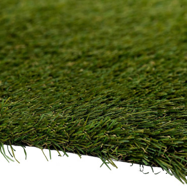 Künstliches Gras auf Terrasse Balkon weich 30 mm 20/10 cm 100 x 400 cm