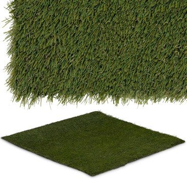 Kunstgras op het terras...
